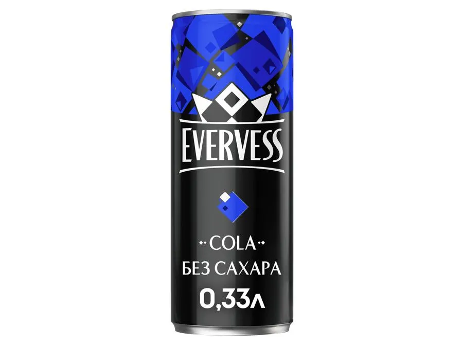 Эвервес кола без сахара ж/б